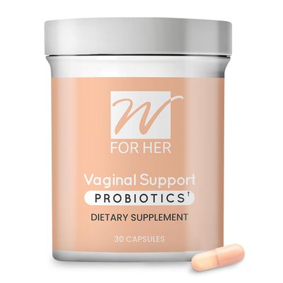 WforHer Vaginal Support Probiotics for Women -Feminine Care - Support Healthy Vaginal Flora and pH Balance - Clinically Tested - 30 Capsules (Pack of 1)