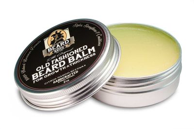 Beard and Bates The Original Old Fashioned Beard Balm for Growth Thickness 19th Century Beeswax Formula, Premium Oils, Boutique, Natural Grooming Conditioner