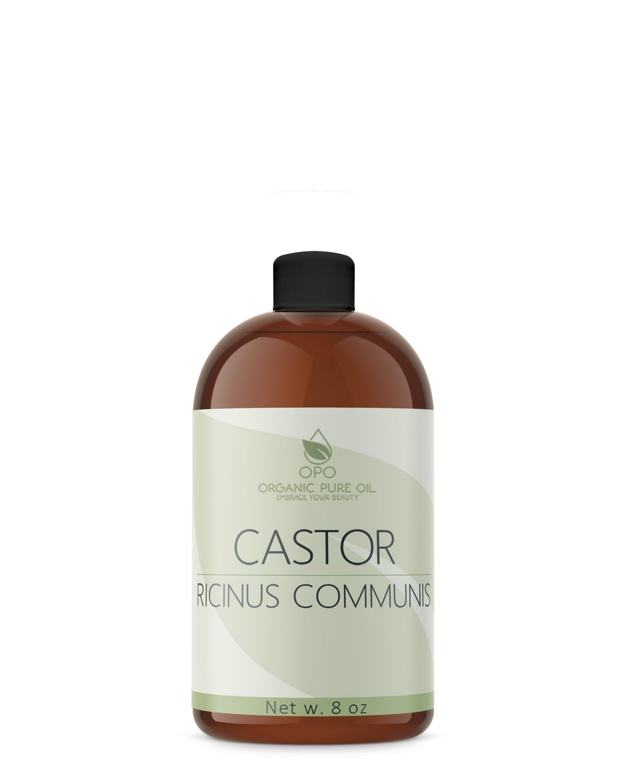 Pure Castor Oil - 8 oz wDispense Cap - Pure, Natural, Non-GMO, Hexane-Free, Vegan Carrier Oil - Promotes Hair Growth, Conditions - Skin, Hair, Lashes, Brows, Cuticles More