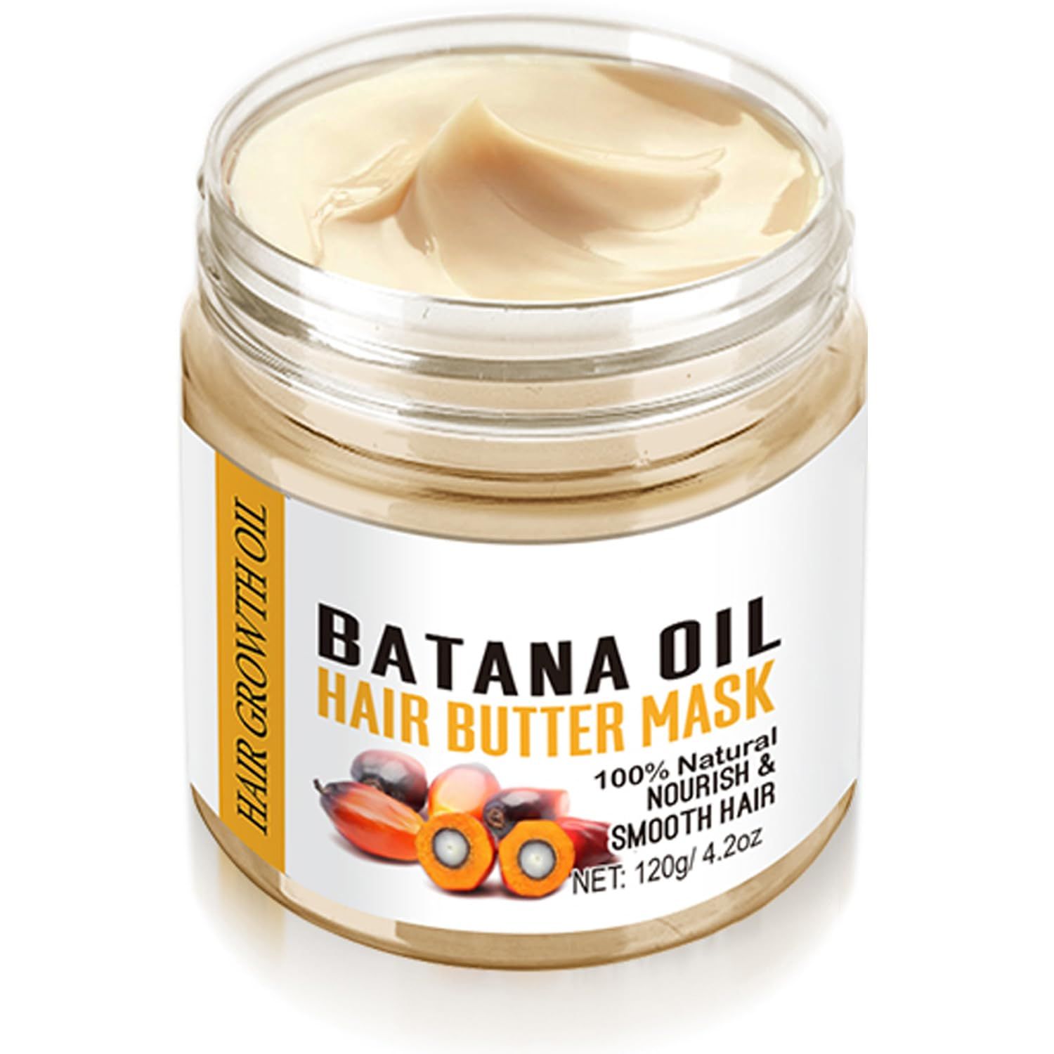 Mysense Batana Oil Hair Mask for Hair Growth and Deep Conditioning, Organic Hair Care with 12 Batana, 4.2oz