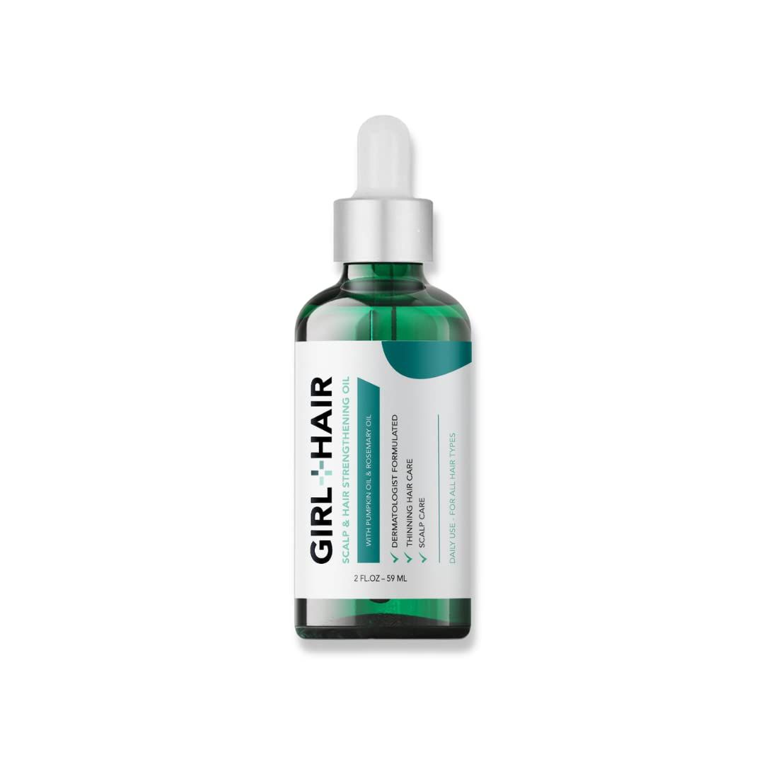 GH Strengthening Oil Promotes Thicker, Fuller Hair Healthy Scalp With Pumpkin Rosemary for Healthy Hair For All Hair Types (2 fl oz)