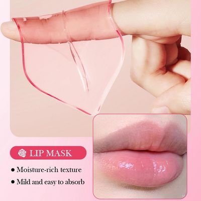 10 Pair Under Eye Mask 10 Pair Lip Mask Skincare Set, Rose Pink Lip Patches Under Eye Patches for Puffy Eyes, Dark Circles, Dry Lips Lines, Deep Hydrating Moisturizing, Gifts for Mom Women