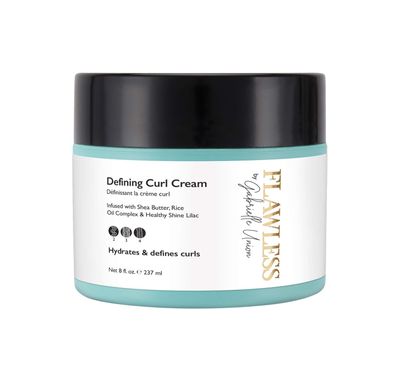 Flawless by Gabrielle Union - Defining Curl Hair Cream for Curly and Coily Hair, 8 OZ