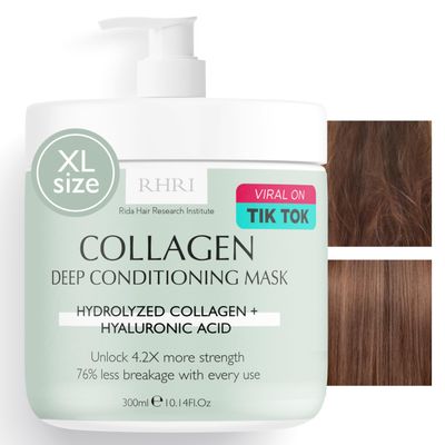 Hair Mask for Dry Damaged Hair and Growth, Deep Conditioner for Dry Damaged Hair, Hair Mask for Bleached Damaged Hair, Deep Conditioning Hair Mask Collagen with Hyaluronic Acid