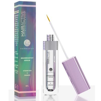 Hairworthy Browworthy Eyebrow Enhancing Serum for Thicker, Fuller and More Defined Eyebrows. Proven Formula Stimulates Promotes Natural Brow Growth.