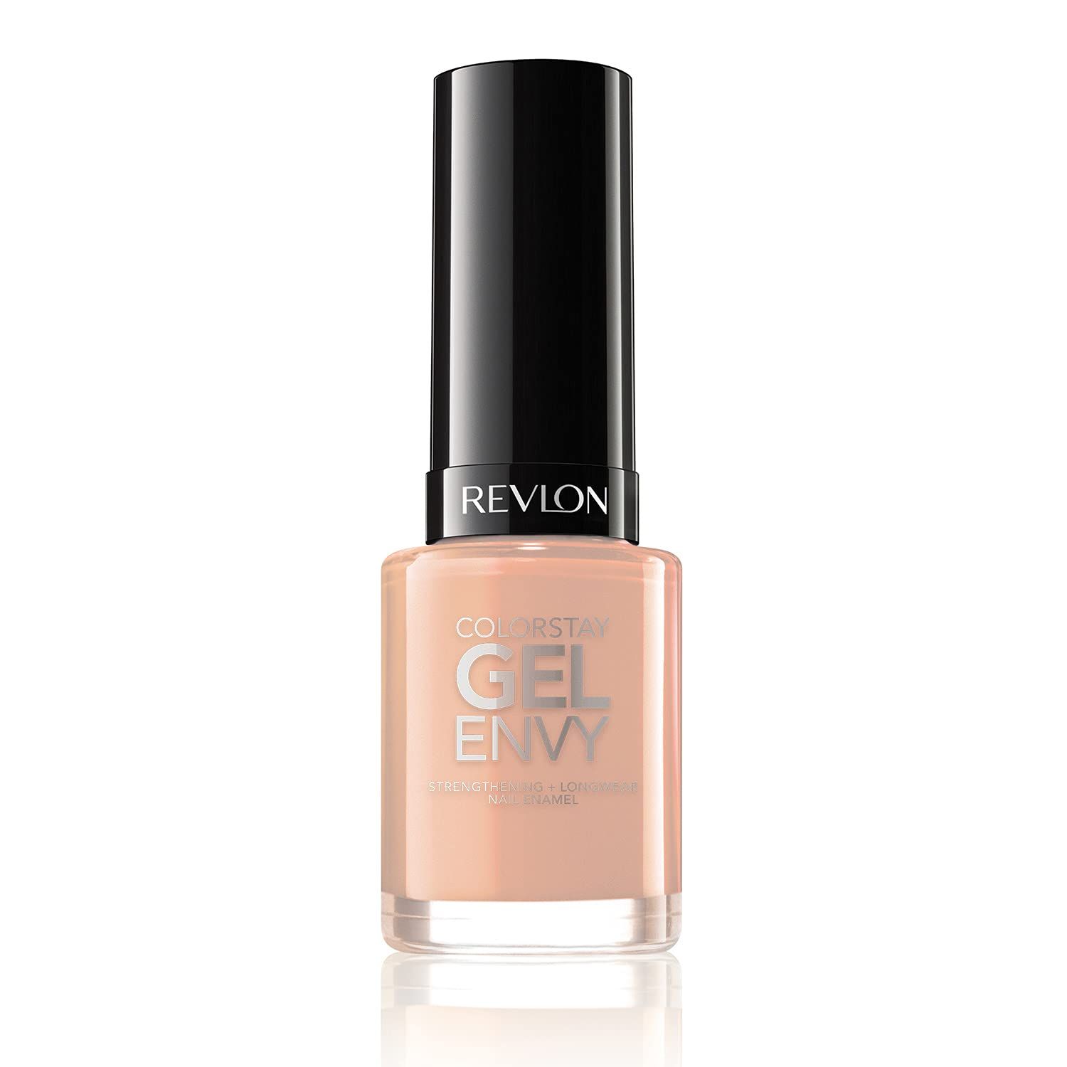 Revlon ColorStay Gel Envy Longwear Nail Polish, with Built-in Base Coat Glossy Shine Finish, in NudeBrown, 535 Perfect Pair, 0.4 oz