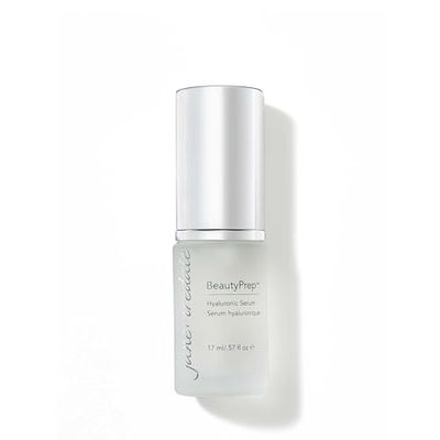 jane iredale BeautyPrep Hyaluronic Serum, Lightweight, Non-Greasy, Moisture-Locking Formula, Smooths, Softens, and Brightens Skin, Paraben Free