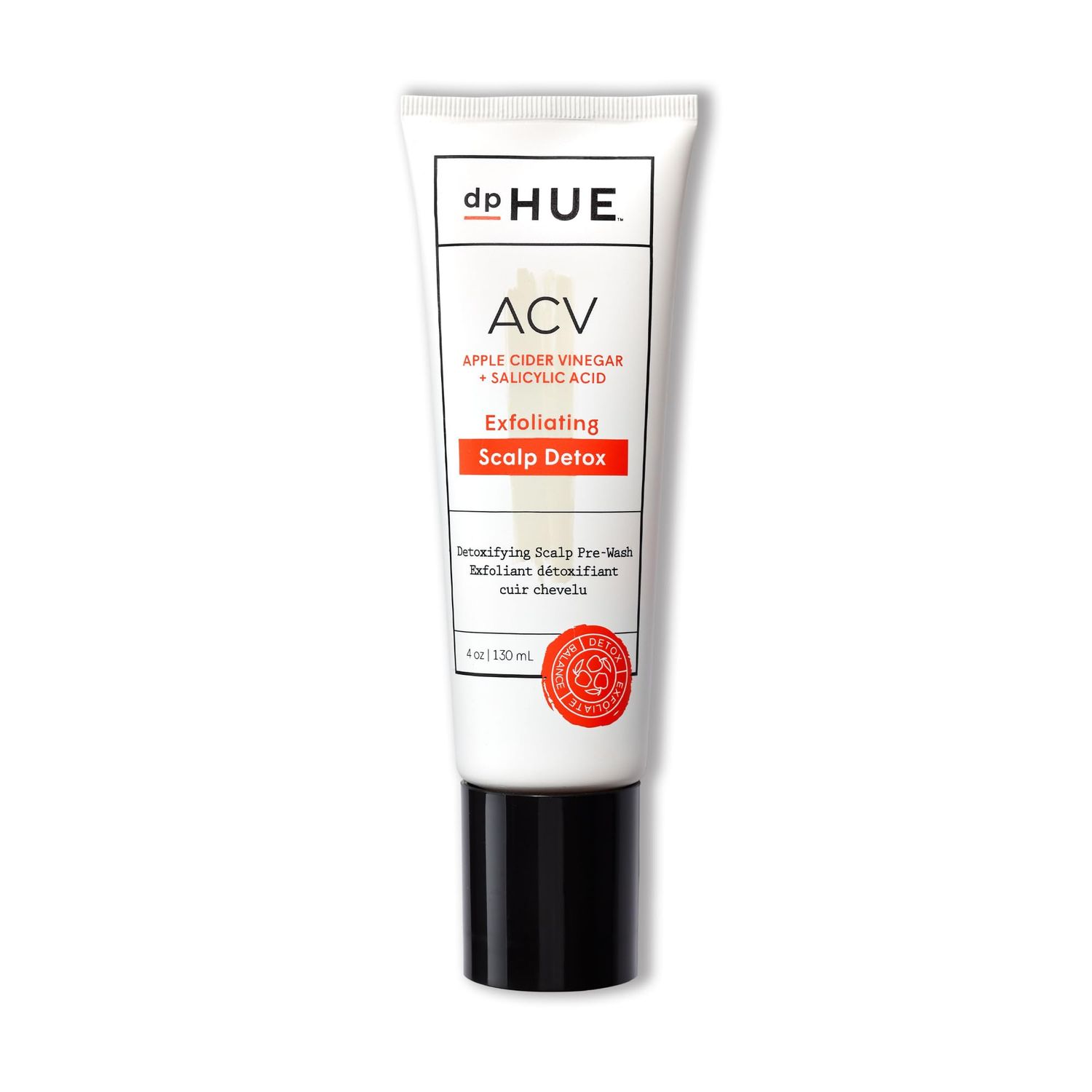 dpHUE ACV Exfoliating Scalp Detox - 4 oz - Helps Reduce Shedding Promote Healthy Hair Growth - With Salicylic Acid Niacinamide - No Added Fragrance - Vegan Color Safe