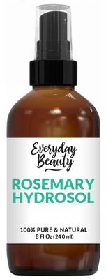 Rosemary Water for Hair - Refreshing Spray for Hair, Scalp, and Face - Alcohol Free, Vegan All Natural - Nourishing and Soothing for All Hair Types and Skin - 8 Fl Oz with Mist Cap
