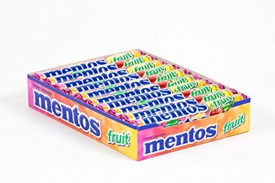 Mentos variety flavored candy 1.32 oz37g 20 Rolls (Fruit)
