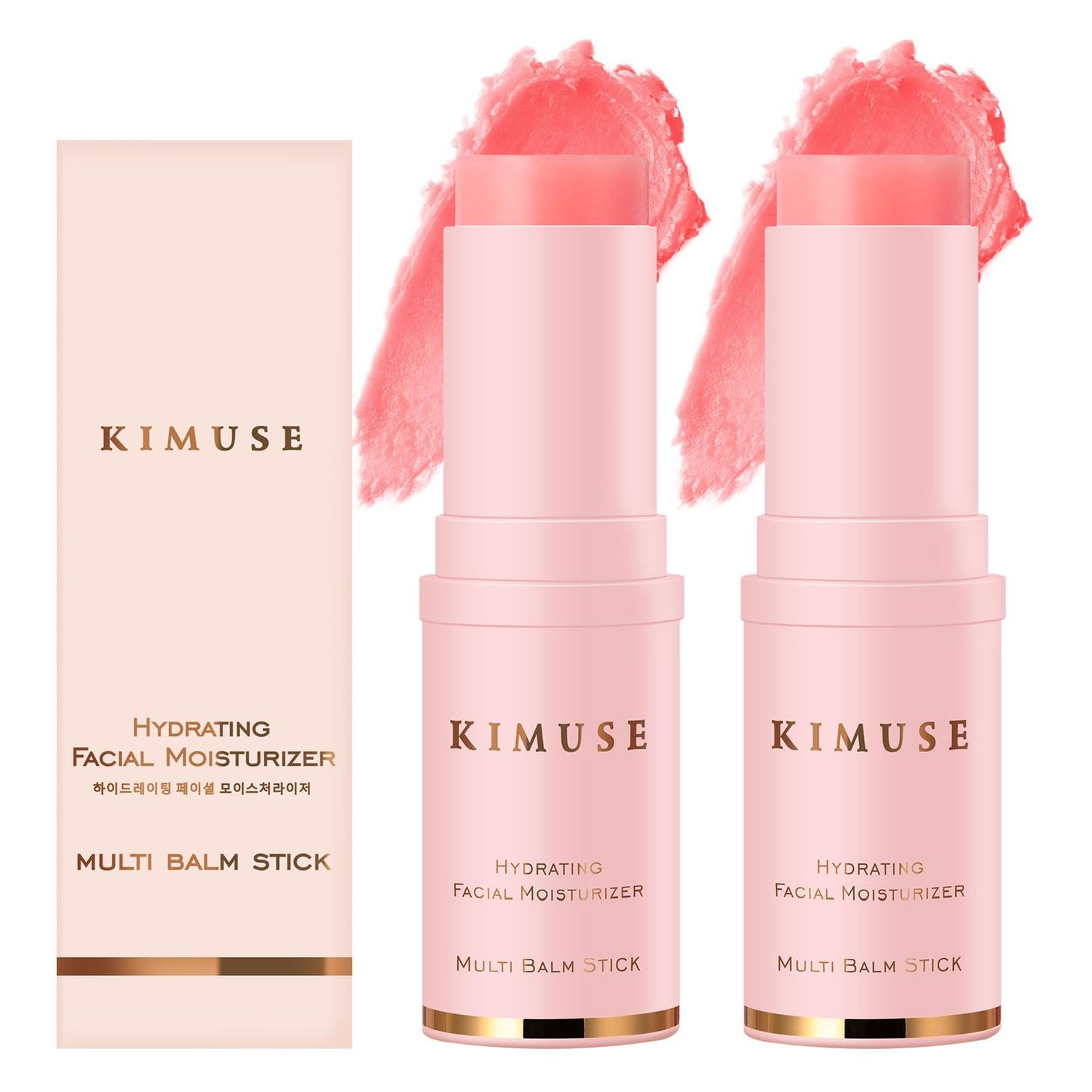 KIMUSE Hydrating Multi Balm Stick, All-in-One Hydrating Lip Balm Eye Cream Neck Cream Make Up Base, Reduce Wrinkle Moisturizing Moisturizer For Face Skin Care