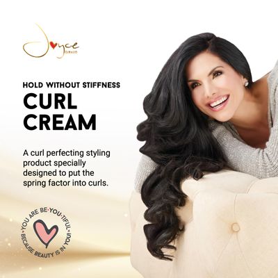 Joyce Giraud Curl Cream, Frizz-Free Flexible Hold Definition, Nourishing Curl Boosting System, 5 oz