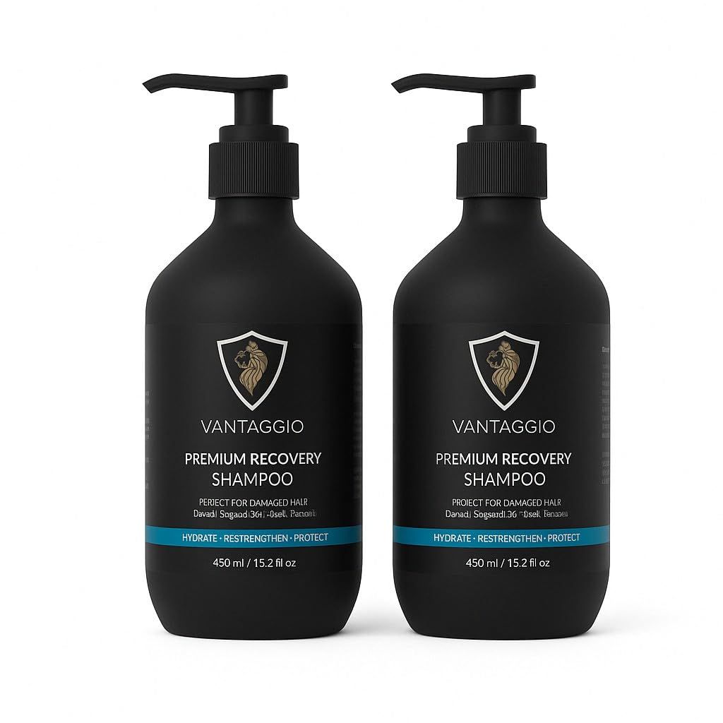 Vantaggio - Premium Hair Growth Shampoo TWO PACK - Shampoo for Hair Loss - Boosts Hair Growth and Thickening - Procapil - DHT Blocker fights thinning and Alopecia.