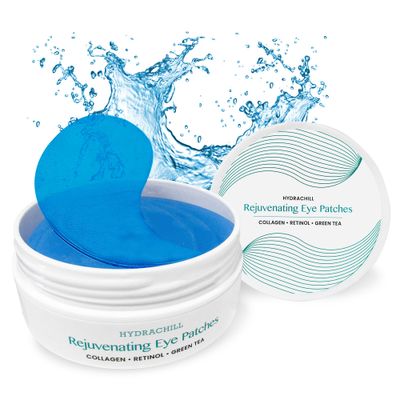 Eye Patches for Reducing Puffy Eyes and Dark Circles (60 patches), Wrinkles (Anti - Wrinkle) Eye mask patches for Skincare with Retinol, Collagen, Hyaluronic Acid, Green Tea Anti Wrinkle Patches