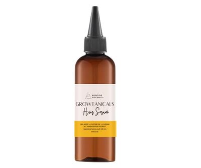 Positive Intent Beauty GROWTANICALS Hair Strengthening Serum - Rosemary, Sea Moss, Castor Oil Formula for Stronger, Healthier Hair, Rapid, Non Greasy, TikTok 2.0 fl oz