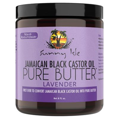 Sunny Isle Lavender Jamaican Black Castor Oil Pure Butter 8oz Promotes Hair Growth Effective Moisturizer Hair Skin All Types Textures