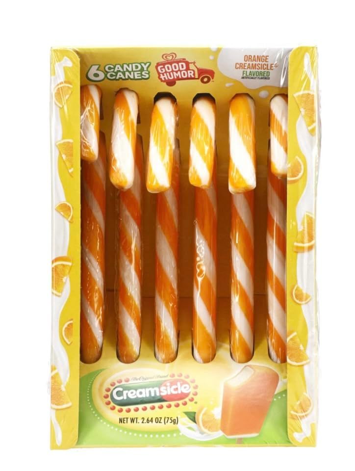Good Humor Orange Creamsicle Candy Canes - 2.64oz (6 Count) (2)