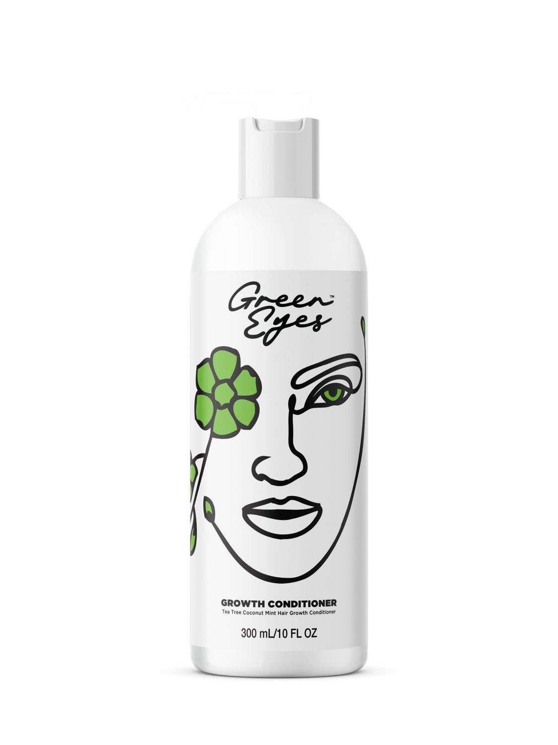 Green Eyes Growth Thickening Conditioner with Tea Tree Baobab Oil, Sulfate Free, 10 Oz