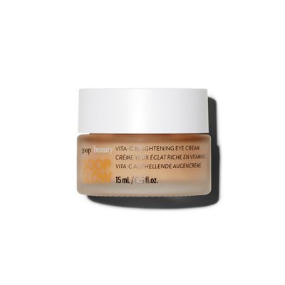 goop Beauty Vitamin C Eye Cream Color Correcting Cream for Dark Circles Helps Smooth Wrinkles Depuff Eyes 0.5 fl oz