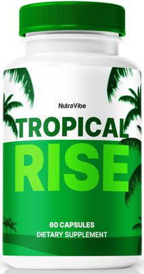 NutraVibe Tropical Rise, Official Tropical Rise Capsules, Tropical Rise for Men Pills to Support Overall Health, Stamina, Well-Being, Premium Tropical Rose Pastillas Review (60 Capsules)