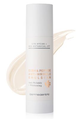 DERMACENTRIC Derma Peptide Emulsion Face Cream Skin Hydrating Wrinkle Minimizing Face Lotion Ceramide Cream Facial Lotion wHyaluronic Acid, Centella Asiatica Collagen Peptides (4.06 fl oz)
