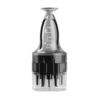 SYCOOVEN Scalp Applicator Comb for Hair Scalp Treatment, Hair Oil Root Comb Massager for Hair Growth, Essential Oil Bottle (Black)