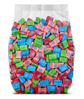 Jolly Rancher Chews Bulk Candy - 95 Individually Wrapped Assorted Fruit Flavored Jolly Ranchers Chews - Bulk Chewy Candy Pack - 95 Chewy Fruit Chews