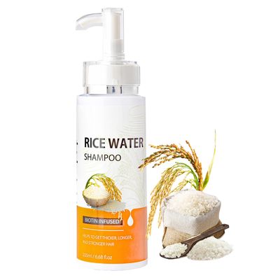 Hotiary Rice Water Shampoo for Hair Loss, Hair Regrowth Shampoo Nourishing and Repair Damage Hair Thining Balding Hair Treatment