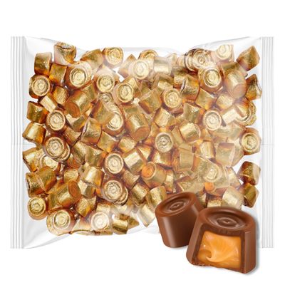 Rolo Caramel Chocolate Candy 1 Lb Bag - Bulk Individually Wrapped Creamy Caramel Milk Chocolate Candy Gold Wrapper For Parties, Candy Buffet Treats - Approx 62 Pieces