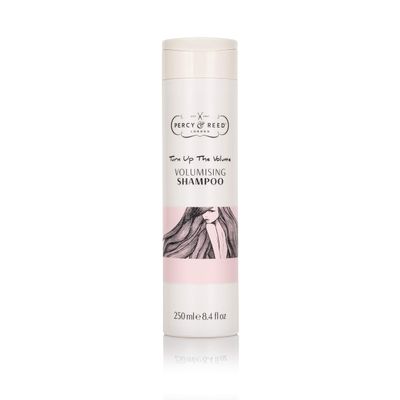 Percy Reed Shampoo, Turn Up The Volume Volumising Shampoo - For Fuller Thicker Hair, Humidity Protection Formula, Free from Sulphate, Silicone Paraben, For Fine Flat Hair - 8.4 fl oz, 250 ml