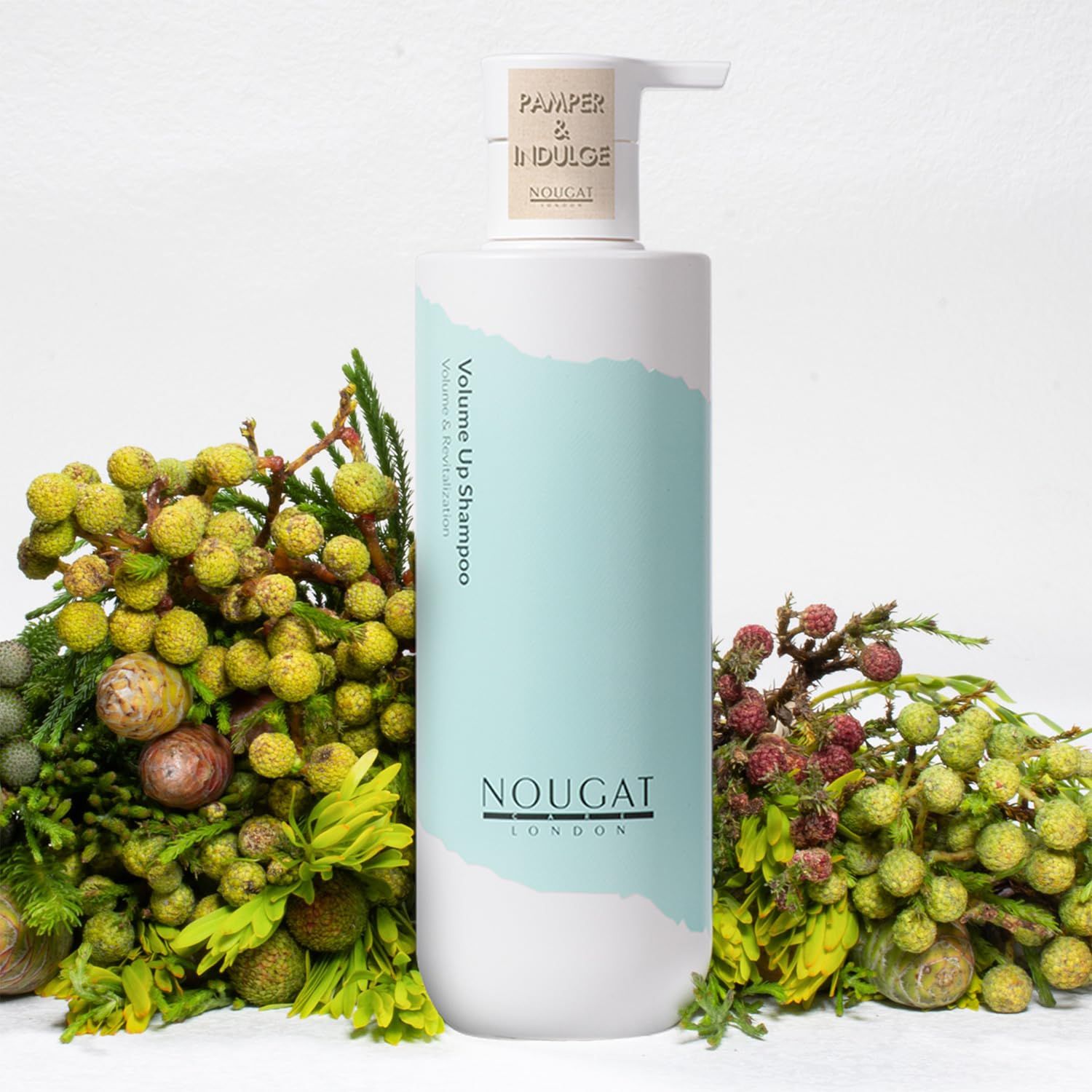 NOUGAT Volume Up Shampoo, Cleanse Detox, Weightless Volumizing, Flights Dandruff, SLS Paraben Free, for Oily, Thin Fine Hair,Prevents Hair Loss,Growth Stimulating,Plant-based Formula