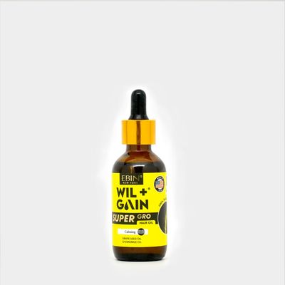 EBIN NEW YORK Grape Seed and Chamomile Hair Growth Oil Double Strength for Renewing, Moisturizing Hair 100 Natural 2oz60ml (Calming)