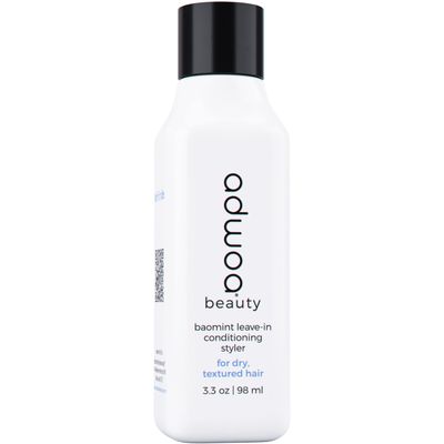 adwoa beauty Baomint Leave In Conditioning Styler With Baobab, Rosemary, Mint and Pumpkin Seed Oils. Moisturizes Hair, Supports Hair Growth And Length Retention For Coily and Curly Hair - 3.3oz