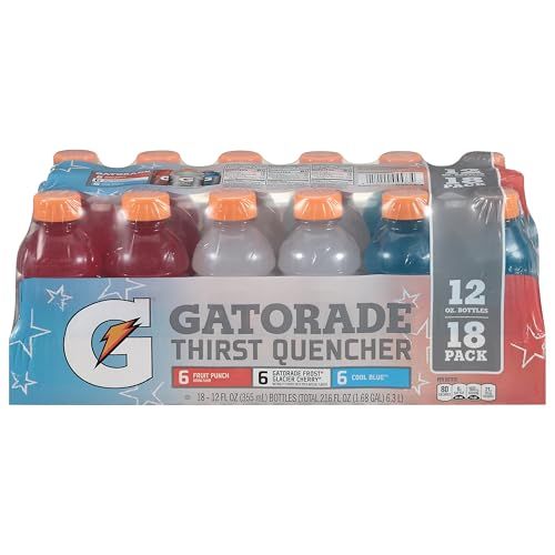Gatorade Rainbow Patriot Variety Pack 12oz 18Pk, 216 Fl Oz