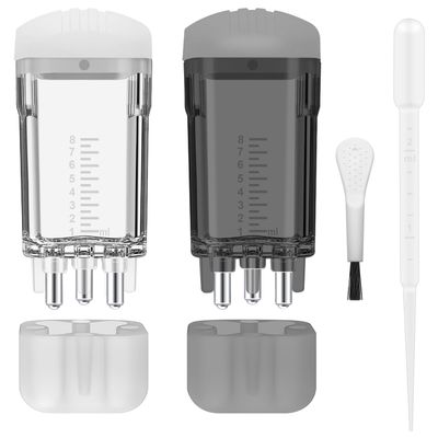 2 PCS Minoxidil Applicators with Cleaning Brush and Dropper, Anglecai Scalp Applicator Comb for Hair Oil Applicator Brush, Mini Minoxidil Brush for Scalp Applicator Comb for Hair Growth