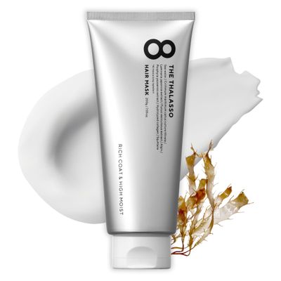 8 THE THALASSO Hair Mask for Normal to Dry Hair Women Men, Deep Conditioner with Stem Cells Deep Sea Water, Intensive Hair Cream from Japan, Sulfate Paraben Free, MOIST, 7.05 Fl Oz