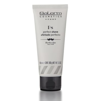 SALERM - Men&#39;s Shaving Gel - Perfect Shave Homme Barber Line - Transparent Gel for a Perfect Shave - Calms and Hydrates the Skin - Helps Reduce and Delay Hair Growth