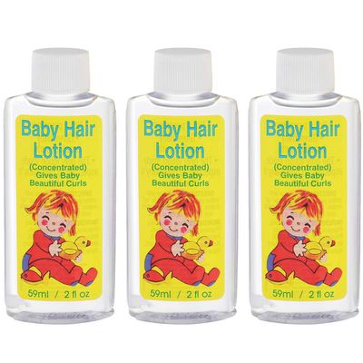 Clubman Gentle Baby Hair Lotion (Concentrated) for Baby&#39;s Fine Hair, 2 oz x 3 packs