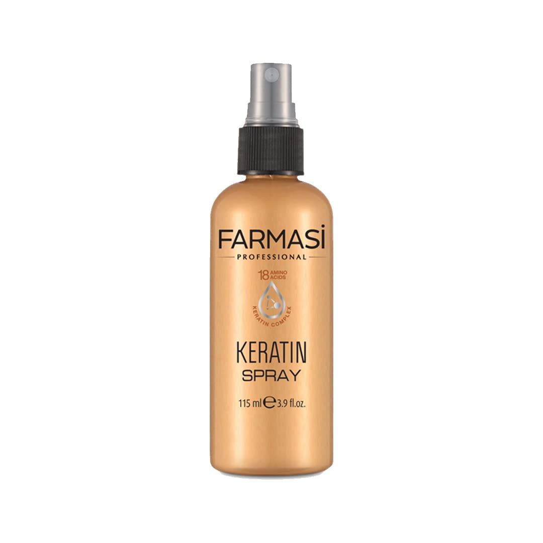 FARMASI Keratin Hair Spray, Thickening Spray for Repair Shine, Volume, Styling Rejuvinating Formula For Damaged Hair, 3.9 fl. oz