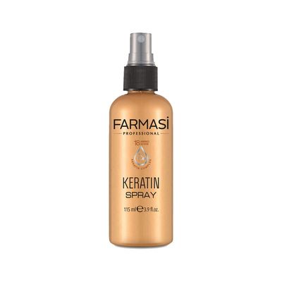 FARMASI Keratin Hair Spray, Thickening Spray for Repair Shine, Volume, Styling Rejuvinating Formula For Damaged Hair, 3.9 fl. oz