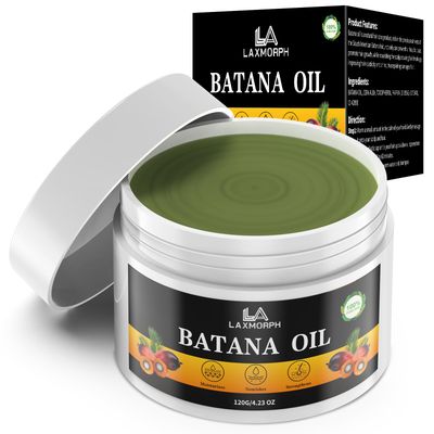 Laxmorph Batana Oil for Hair Growth - 100 Natural Raw Hair Oil from Honduras,Unrefined and Organic Batana Hair Mask for Women Men - Batana Oil for Frizz, Split Ends, Texture Shine