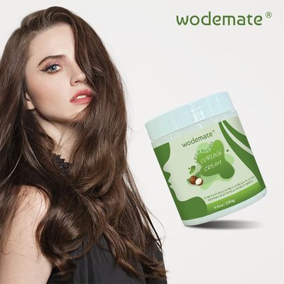 wodemate Hydrating Curl Cream with Coconut Oil for Curly Hair, Curl Defining Cream Enhances Waves for Women, Reduce Frizz, Define Textures, Curly Hair Products, 8.8oz