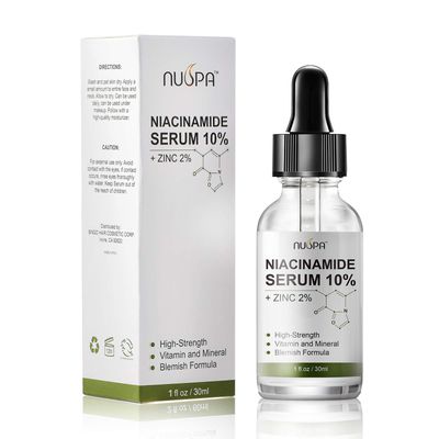 Niacinamide Serum 10 Plus Zinc 2 for Face Skin Care Vitamin B3 Facial Serum with Hyaluronic Acid for Acne Pore Reducer Treatment