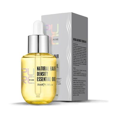 PURC Natural Hair Density Essential Oil,PURC Oil for Hair Growth,Hair Regrowth Essential Oil,Natural Hair Regrowth Serum for Women Men-35 ML