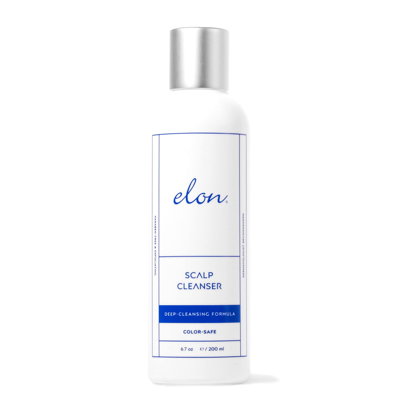 Elon Thinning Hair Scalp Cleanser - Revitalizing Exfoliating Scalp Treatment for Hair Growth - For Women Men - Color Safe Paraben Free (6.7 Oz.)