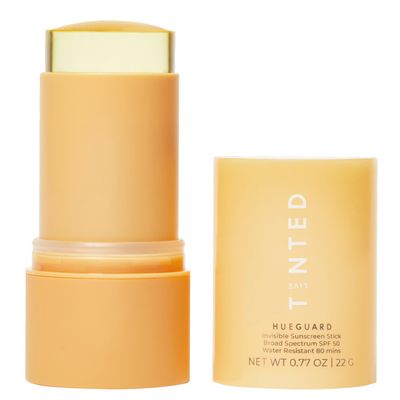 Live Tinted Hueguard Invisible Sunscreen Stick SPF 50: Waterproof, Sweatproof, Body and Face Sunscreen Stick, Roll On Sunscreen, No White Cast Hydrating Tinted Sunscreen, Reef Friendly, 0.77oz 22g