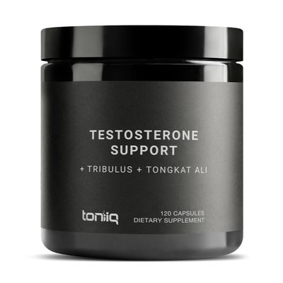Elite T Formula - Ultra High Potency 200:1 Tongkat Ali, 30:1 Fadogia 25 Withanolides Ashwagandha - Tribulus with 95 Saponins, Zinc, Boron Copper - Third-Party Lab Tested - 120 Capsules