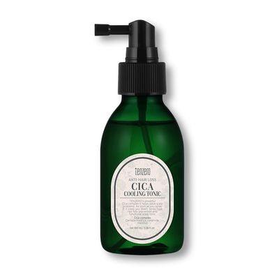 tenzero Cica Cooling Hair Scalp Tonic 3.38oz 100ml, Scalp Instant Cooling Nourishing, Soothe Sensitive Irritated Scalp, Nutritional Hair Care Spray, Support Hair Grow Healthier