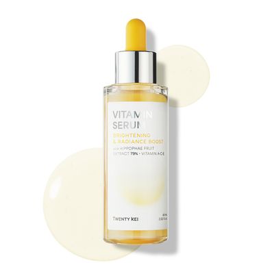 TWENTY KEI Vitamin Serum for radiance boost - Hippophae Fruit Vitamin A,C,E (2.02 Fl Oz 60ml)