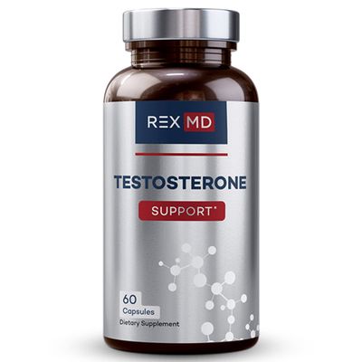 REX MD Testosterone Support Supplement for Men Formulated to Help Support Energy, Stamina, Performance Natural Ingredients Including Fenugreek Help Support Body&#39;s Testosterone Levels, Made in USA